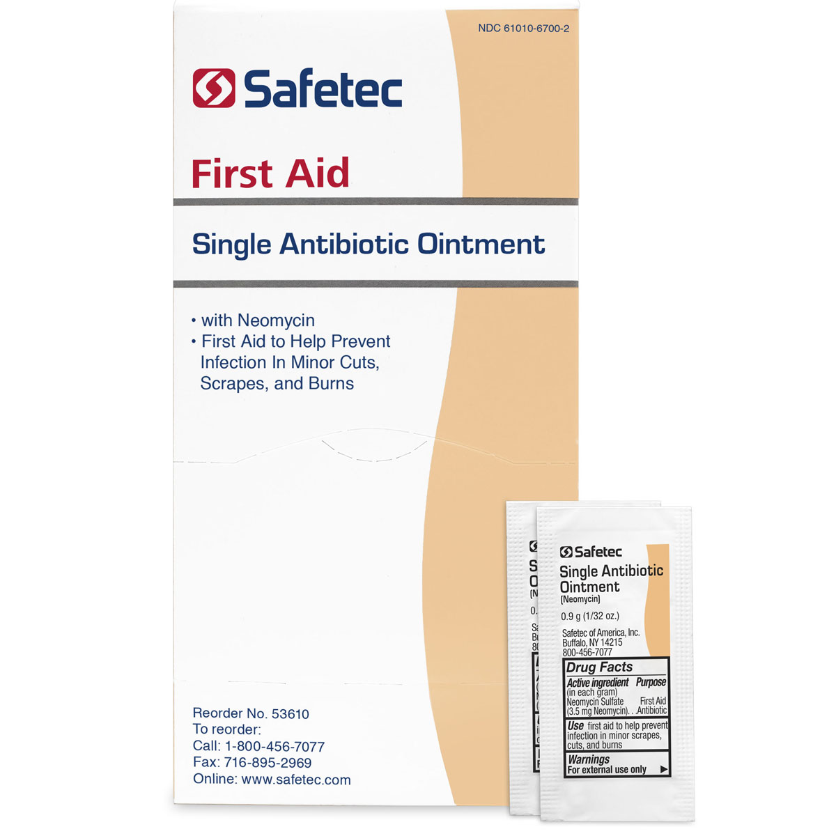 Single Antibiotic (Neomycin) .9gm. Pouch, 144 per box - Image 10