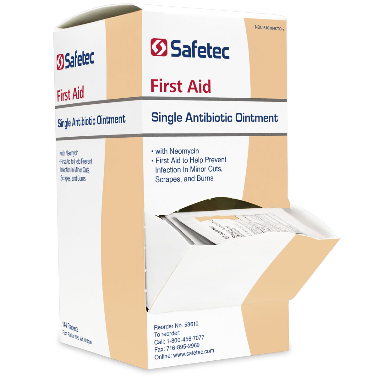 Single Antibiotic (Neomycin) .9gm. Pouch, 144 per box - Image 9