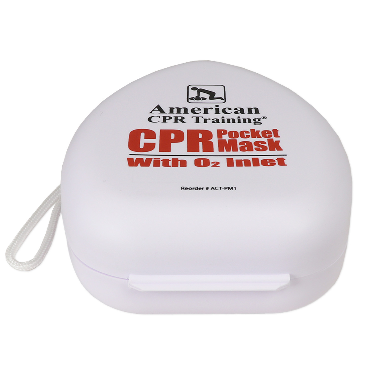 American CPR Pocket Mask, Plastic Case, Adult/Child/Infant with O2 Inlet - Image 5