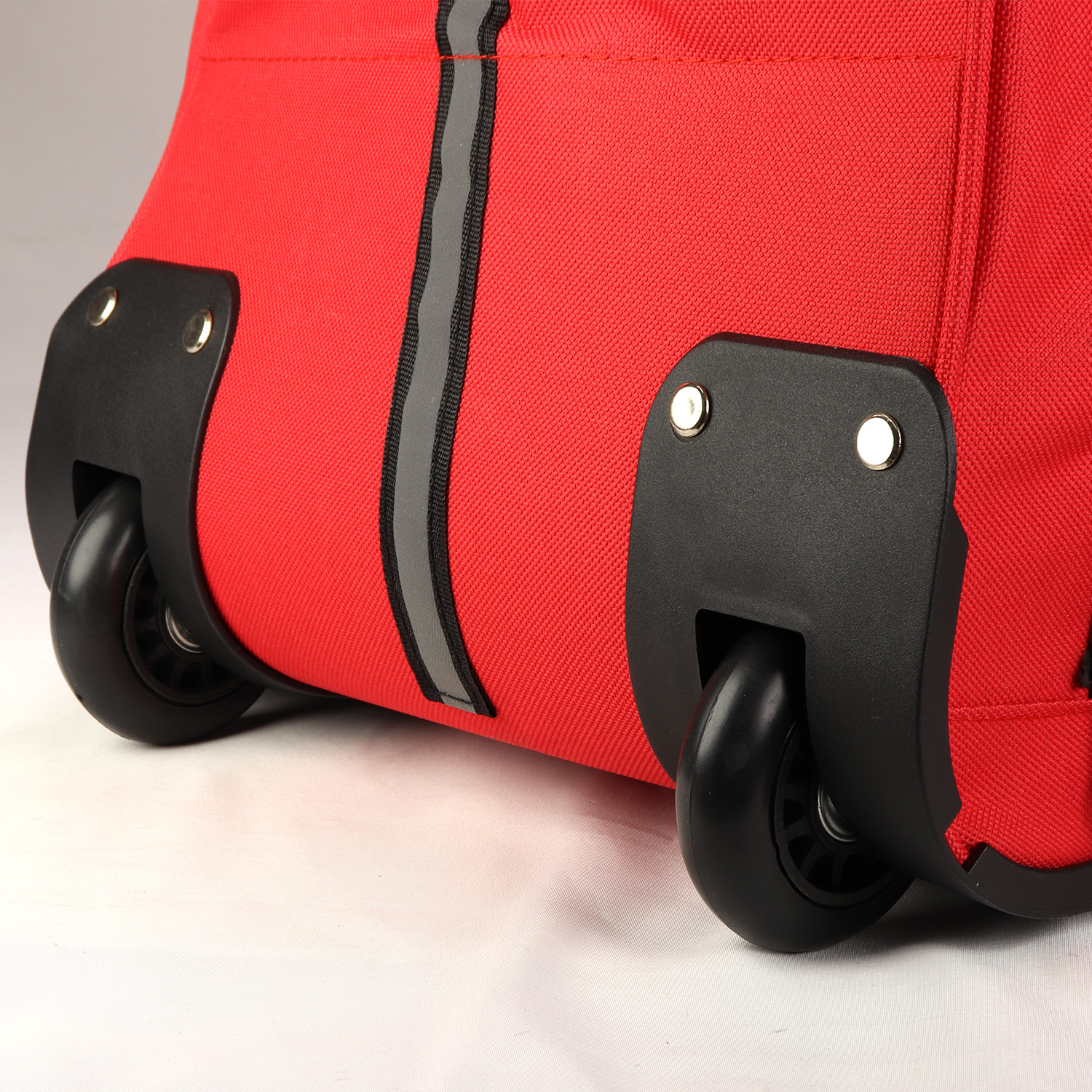 Rolling Red Wheel Bag + Telescoping Handle - Image 7