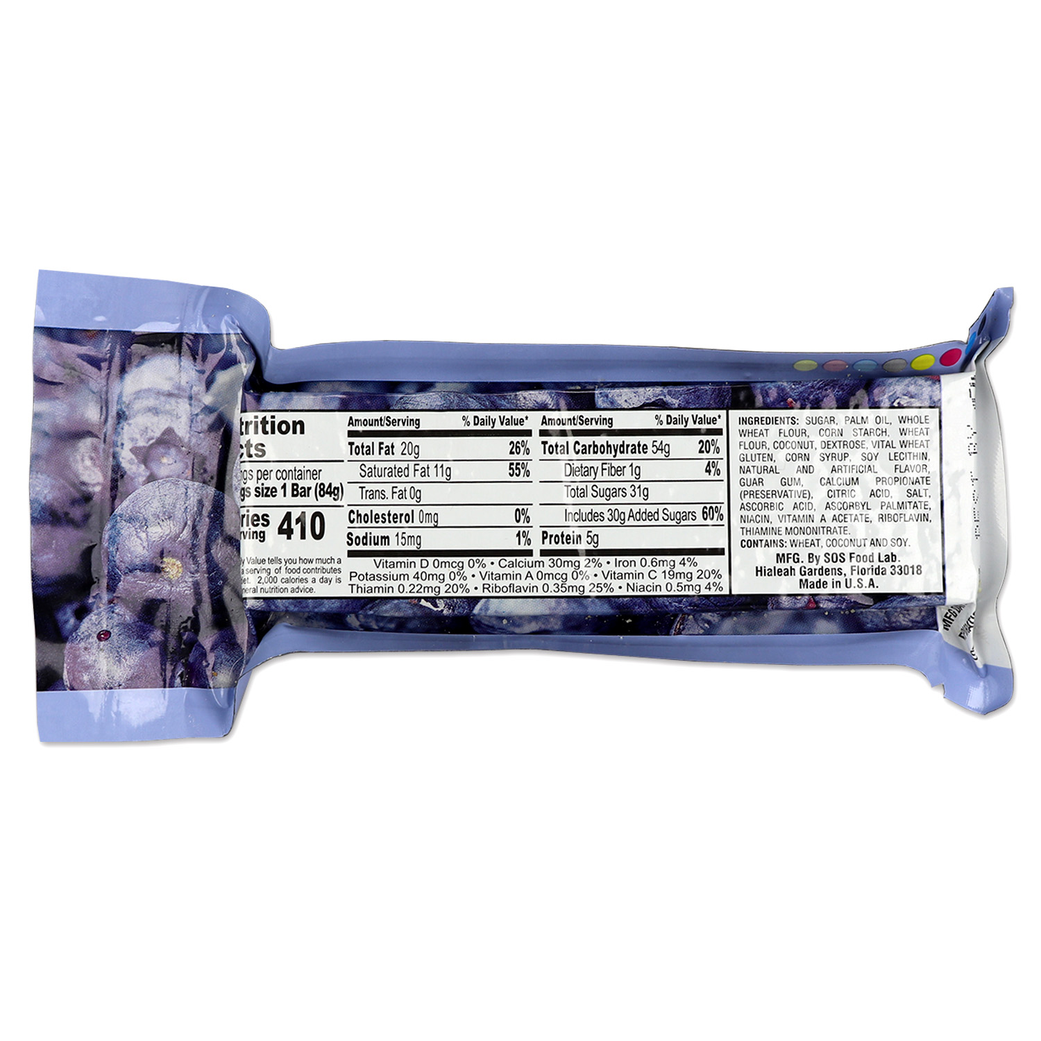 Millennium Energy Bar (Blueberry), 400 Calories - Image 2