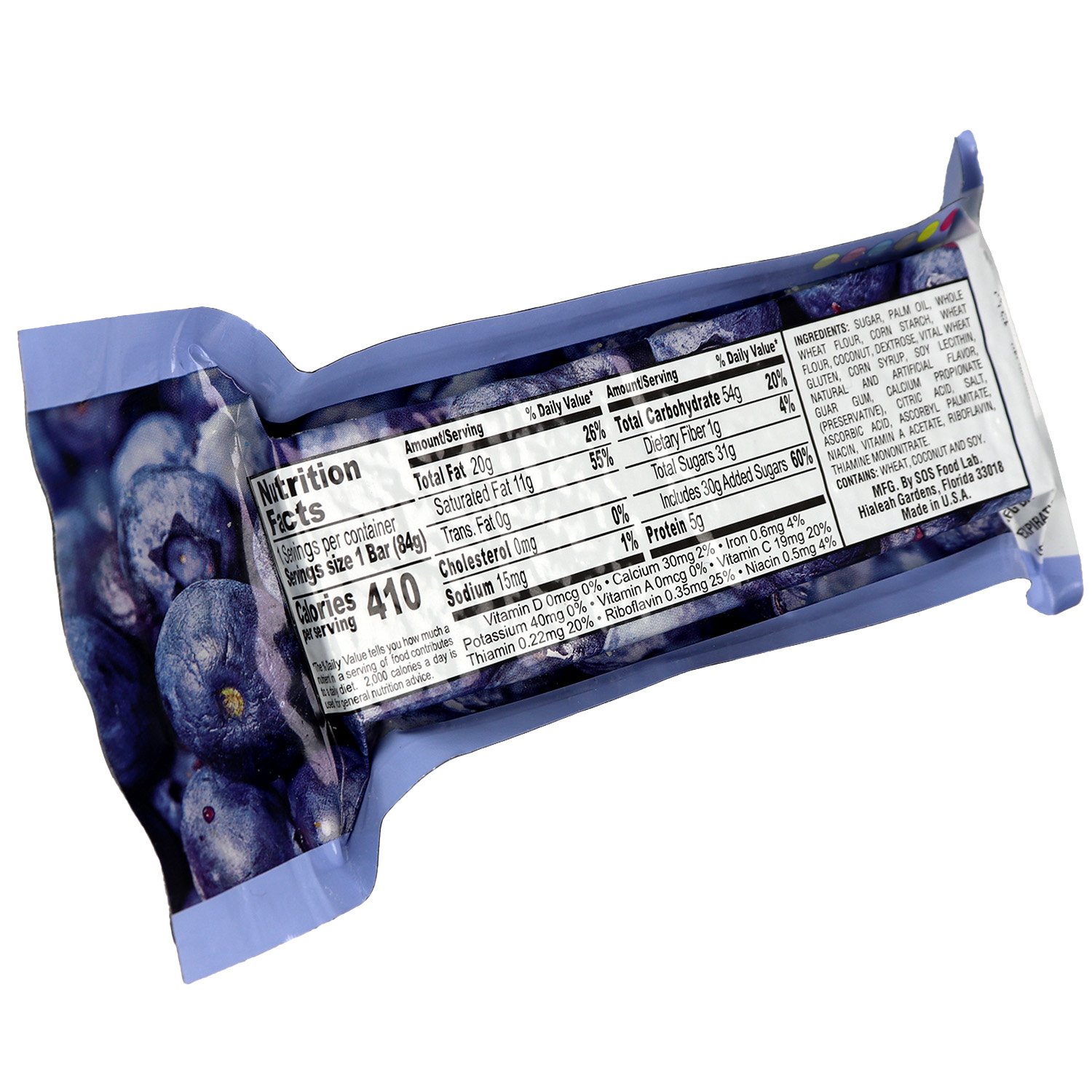 Millennium Energy Bar (Blueberry), 400 Calories - Image 4
