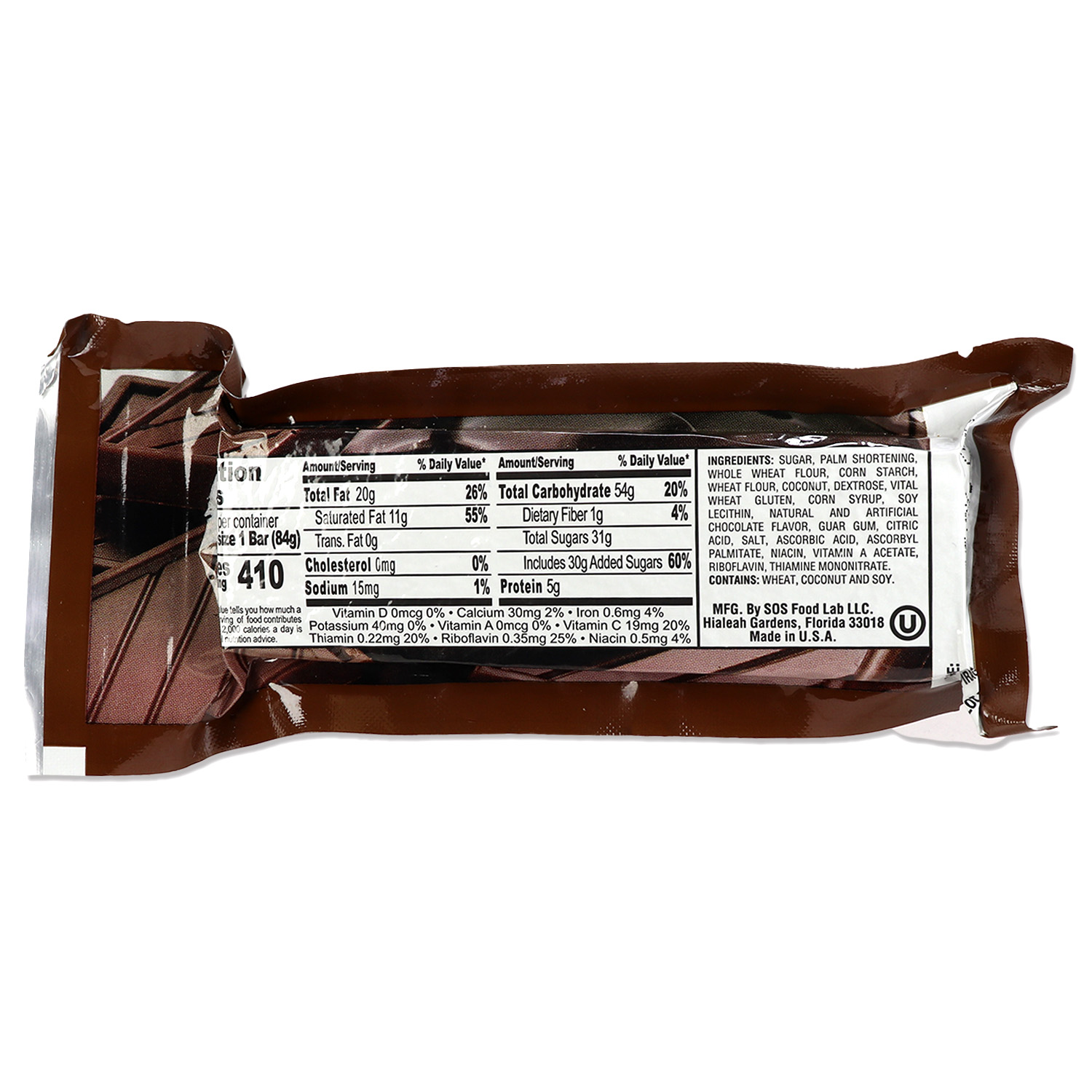 Millennium Energy Bar (Chocolate), 400 Calories - Image 3