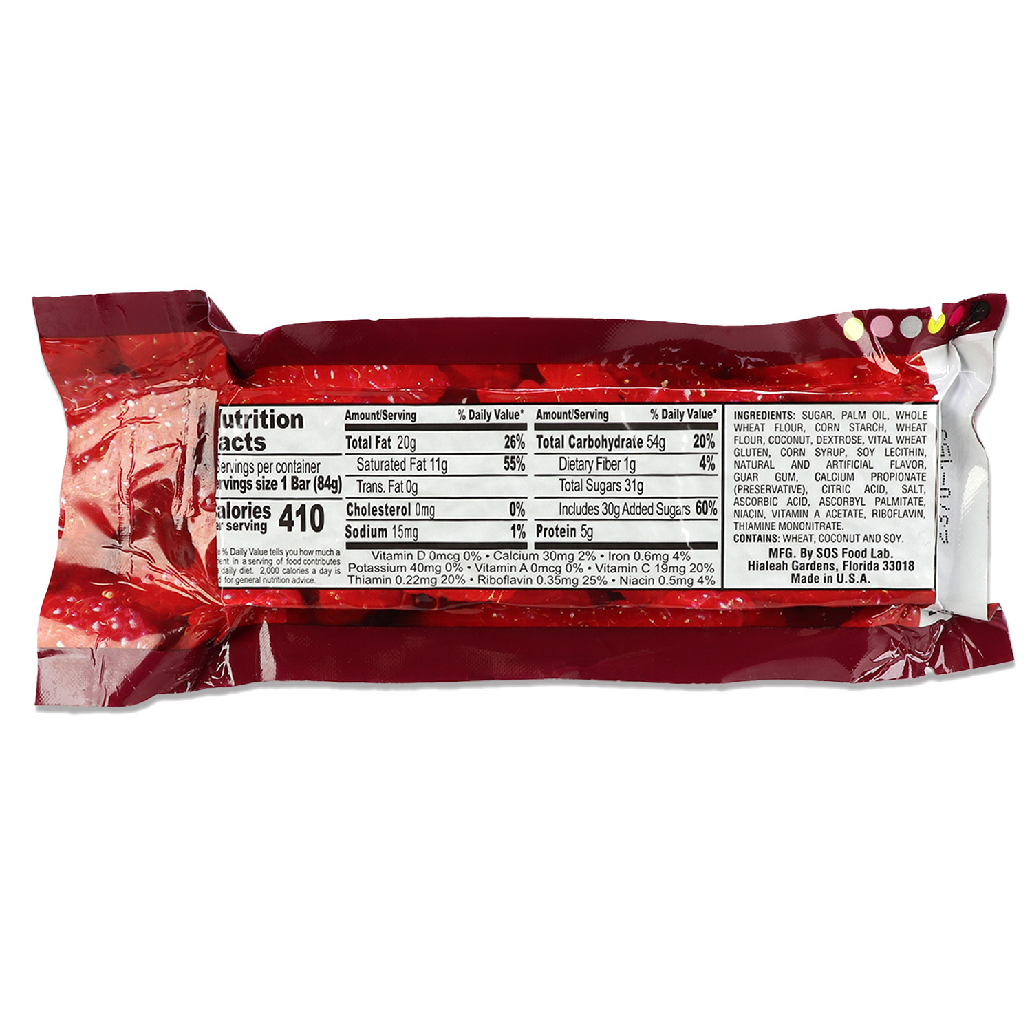 Millennium Energy Bar (Raspberry), 400 Calories - Image 3