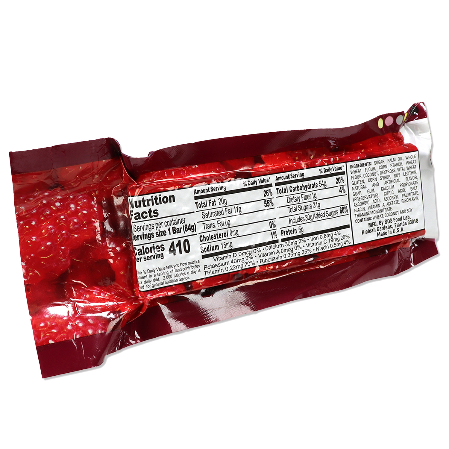 Millennium Energy Bar (Raspberry), 400 Calories - Image 2