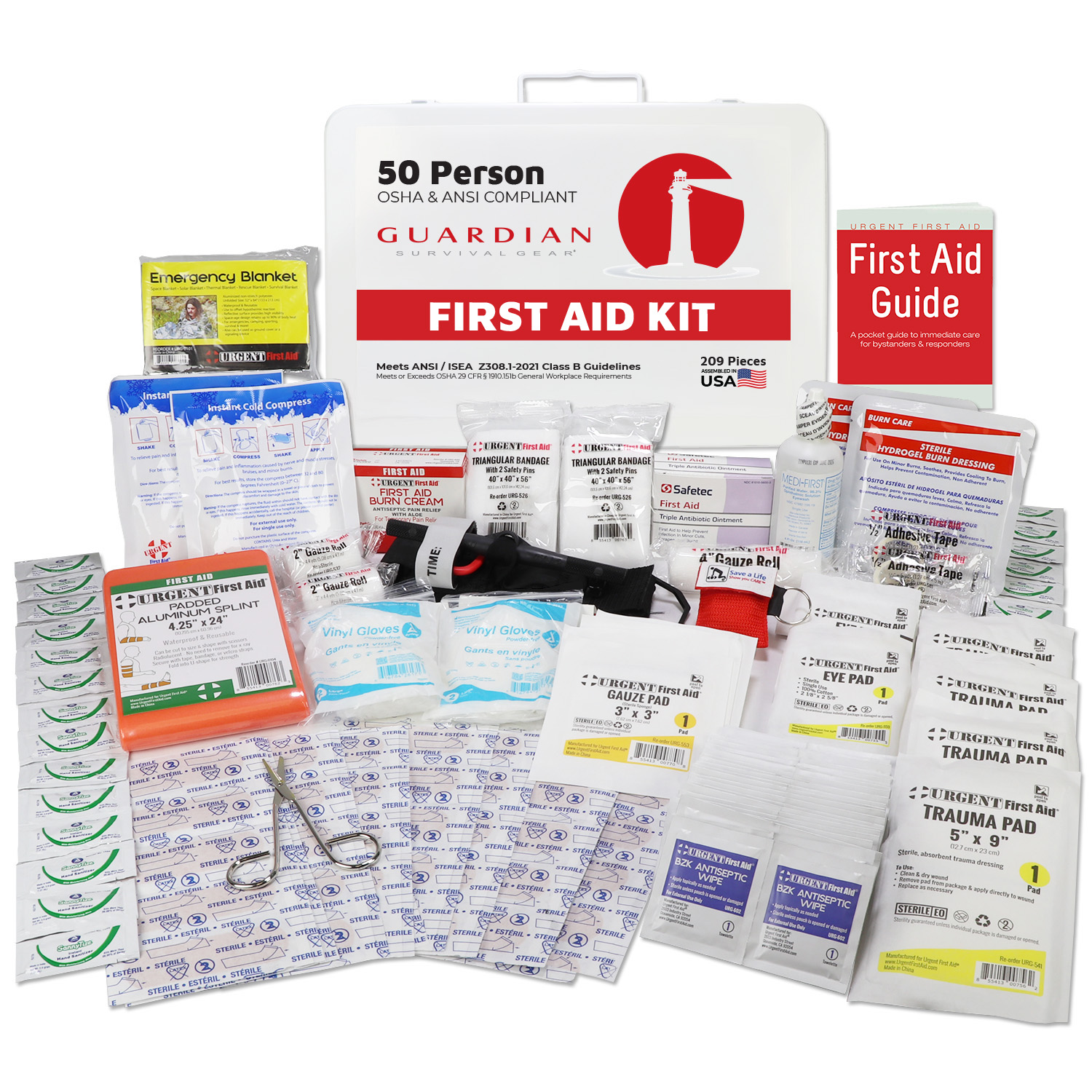 Guardian 25-50 Person First Aid Kit - Metal - Image 10