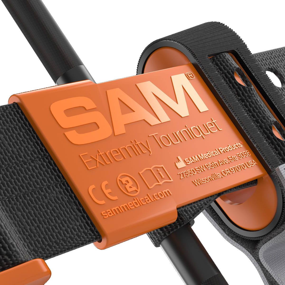SAM XT Extremity Tourniquet - Black & Orange - Image 4