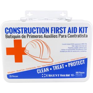 Alternative view of Bilingual OSHA Contractors First Aid Kit for Job Sites up to 25 People, 180 pieces