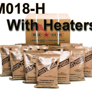 4 Cases of 12 Single Complete MRE Meals – 4 Person-6-Days-Standard Variety With Heaters